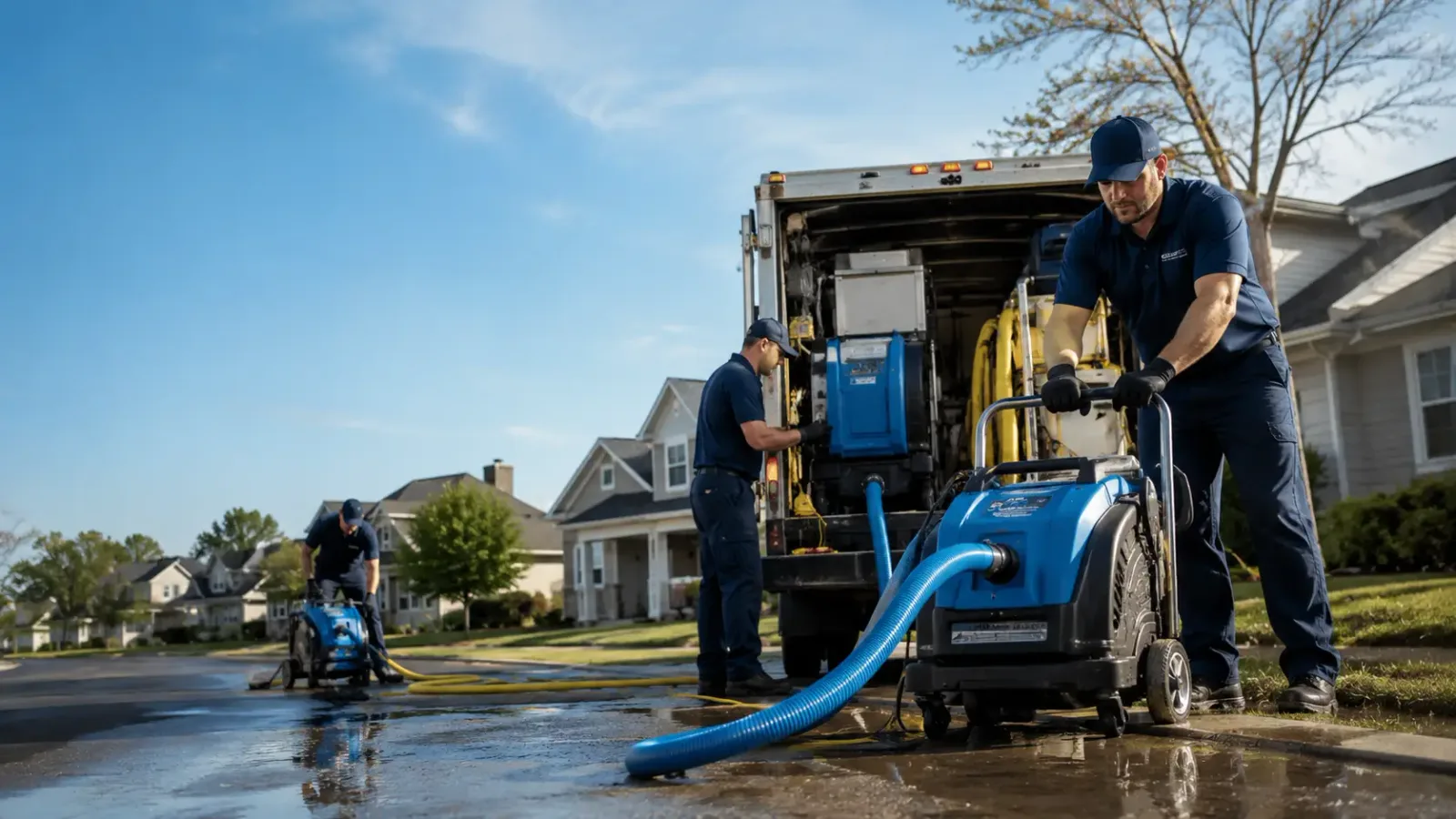 Flood Damage Cleanup in Lake Andes, SD